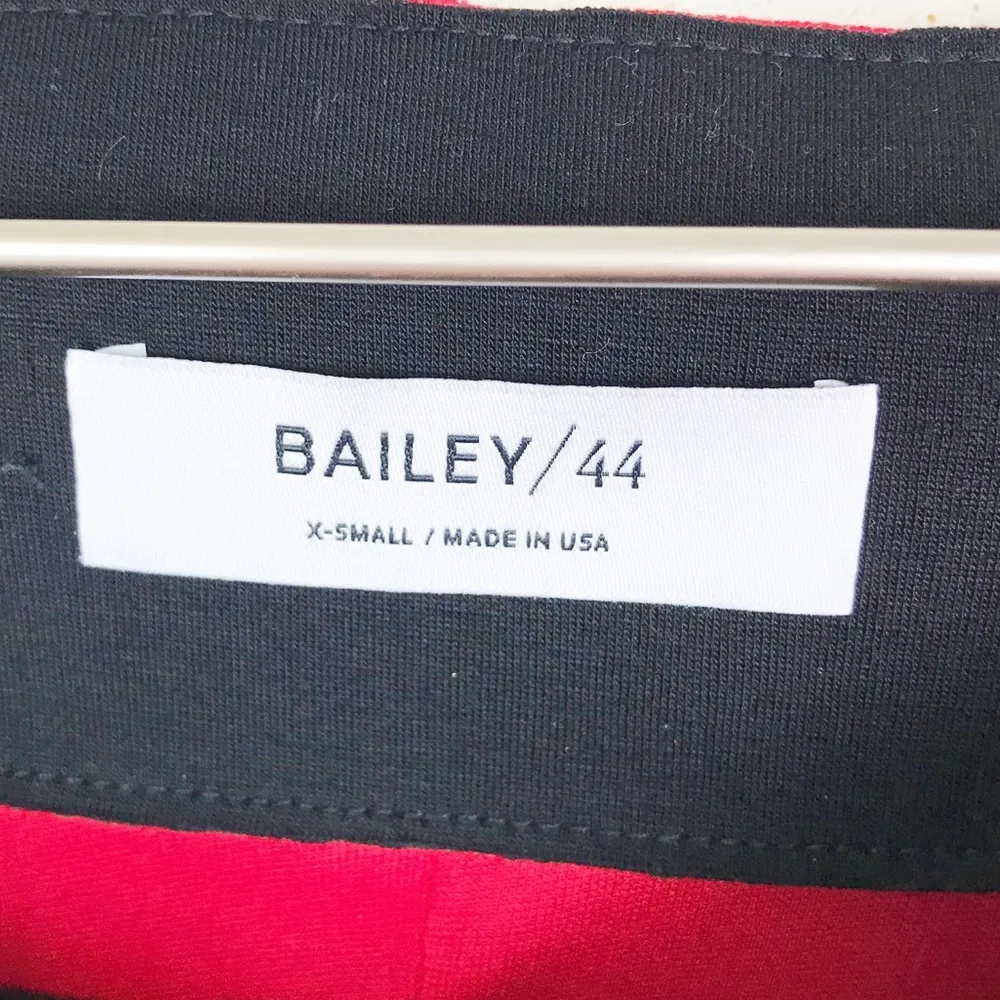 BAILEY 44 Revolve High Born Bell Sleeve Ponte Shift Mini Dress Bright Red XS - Image 7