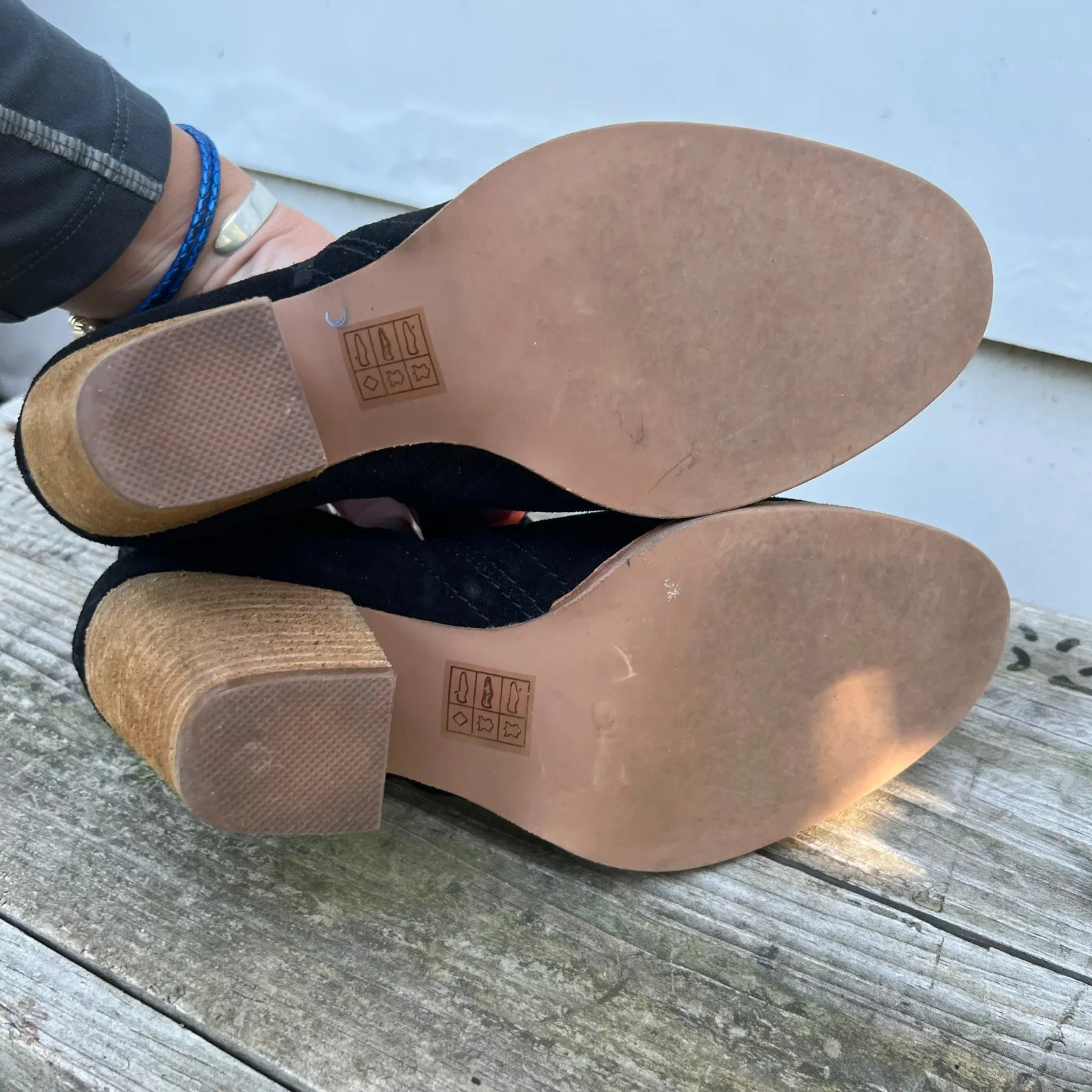 Jeffrey Campbell black suede ankle booties size 7 - Image 3