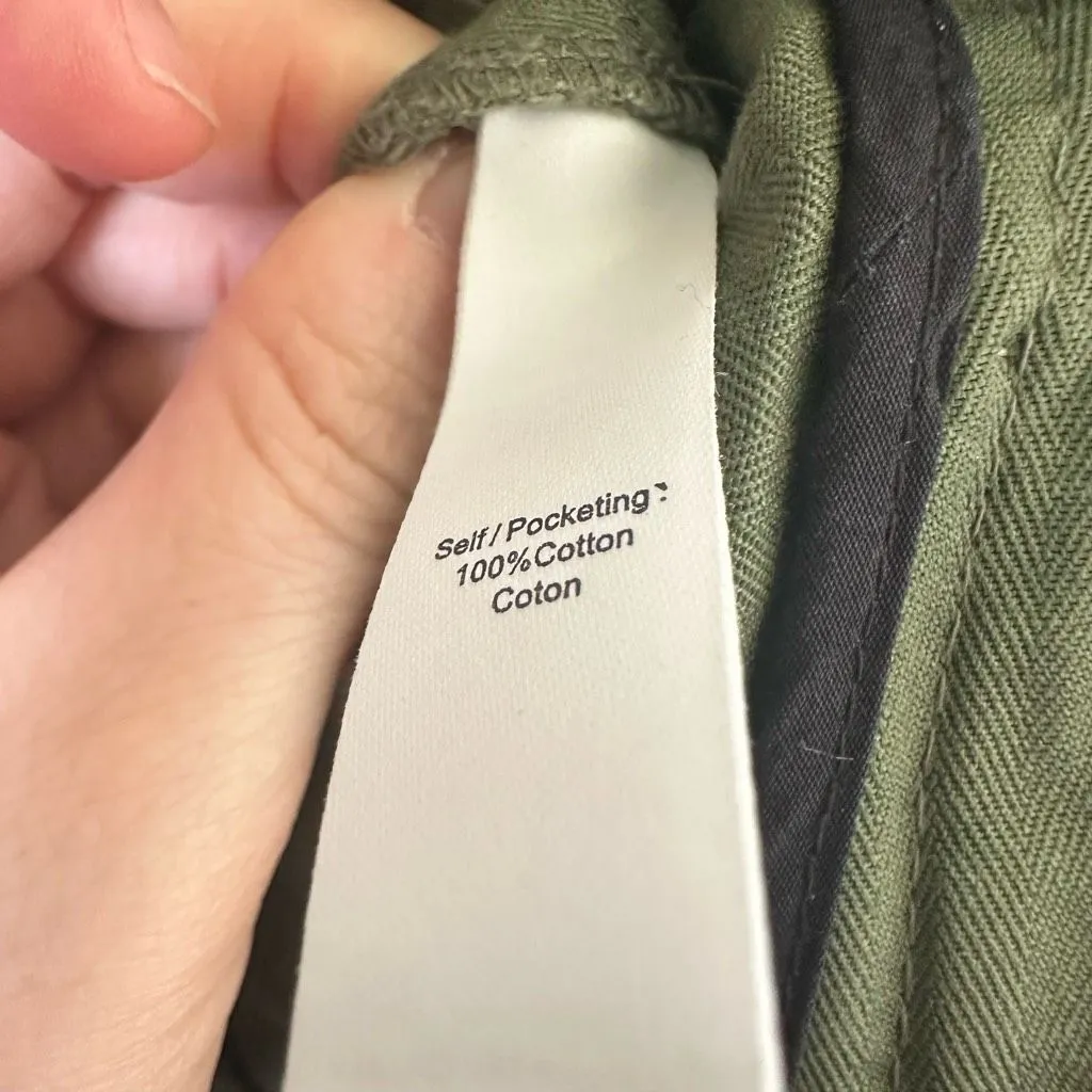 Marissa Webb Women’s 0 Olive Green Laszlo High Rise Lace Up Straight Pants - Image 5