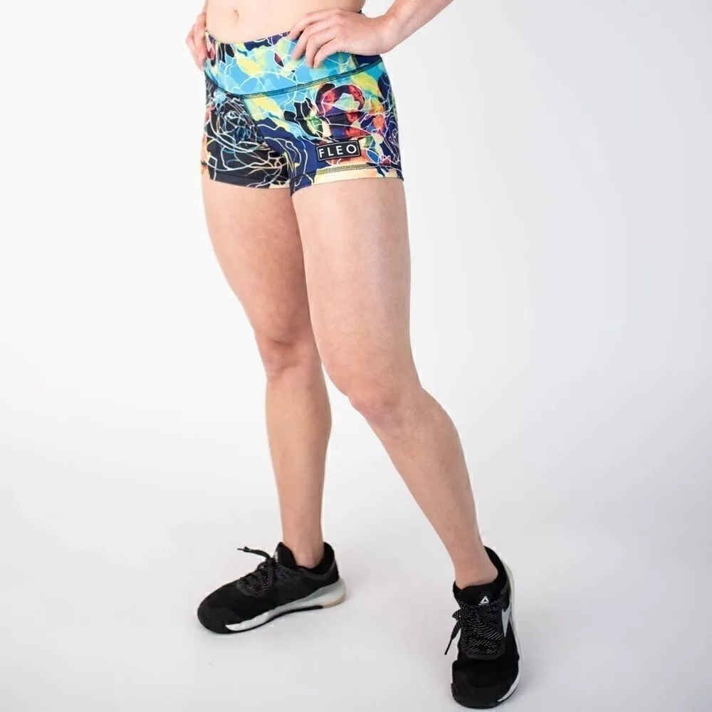 NWOT Fleo Shorts Sz Extra Small Blue - Image 2