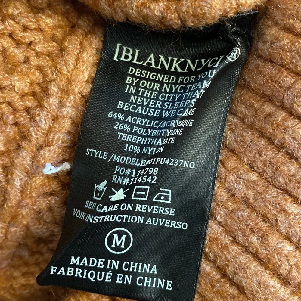 NWT Blank NYC Cable Knit Sweater - Image 8