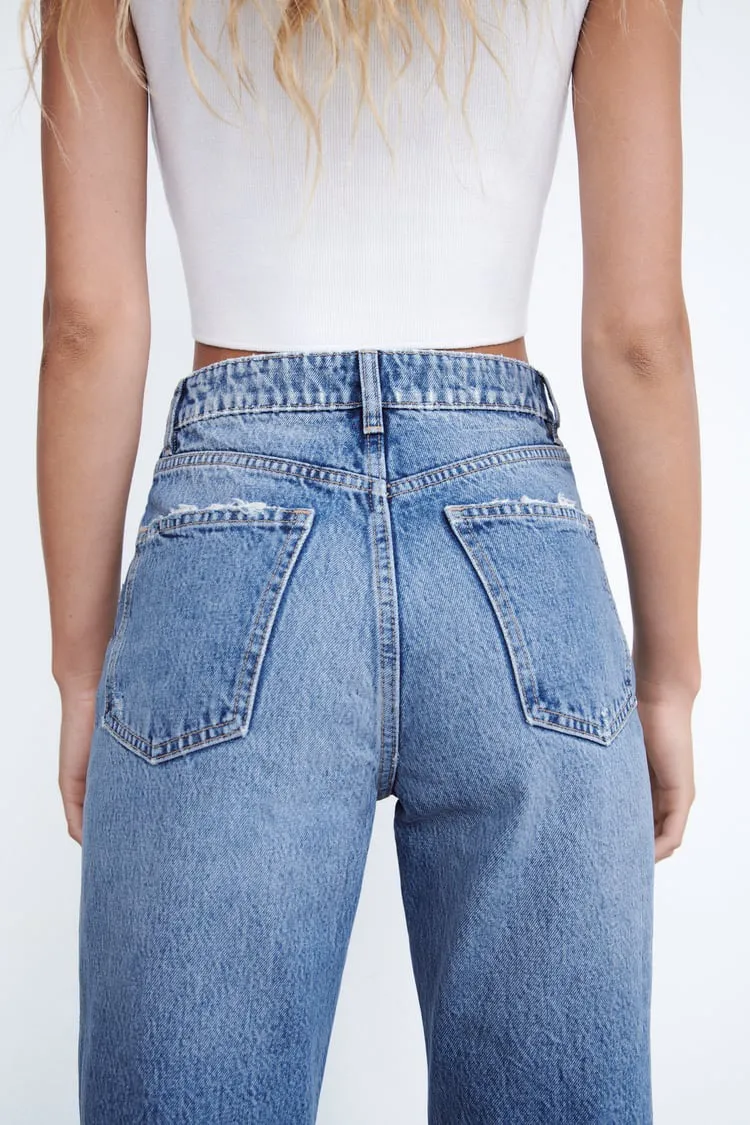ZARA High Rise Jeans - Image 3