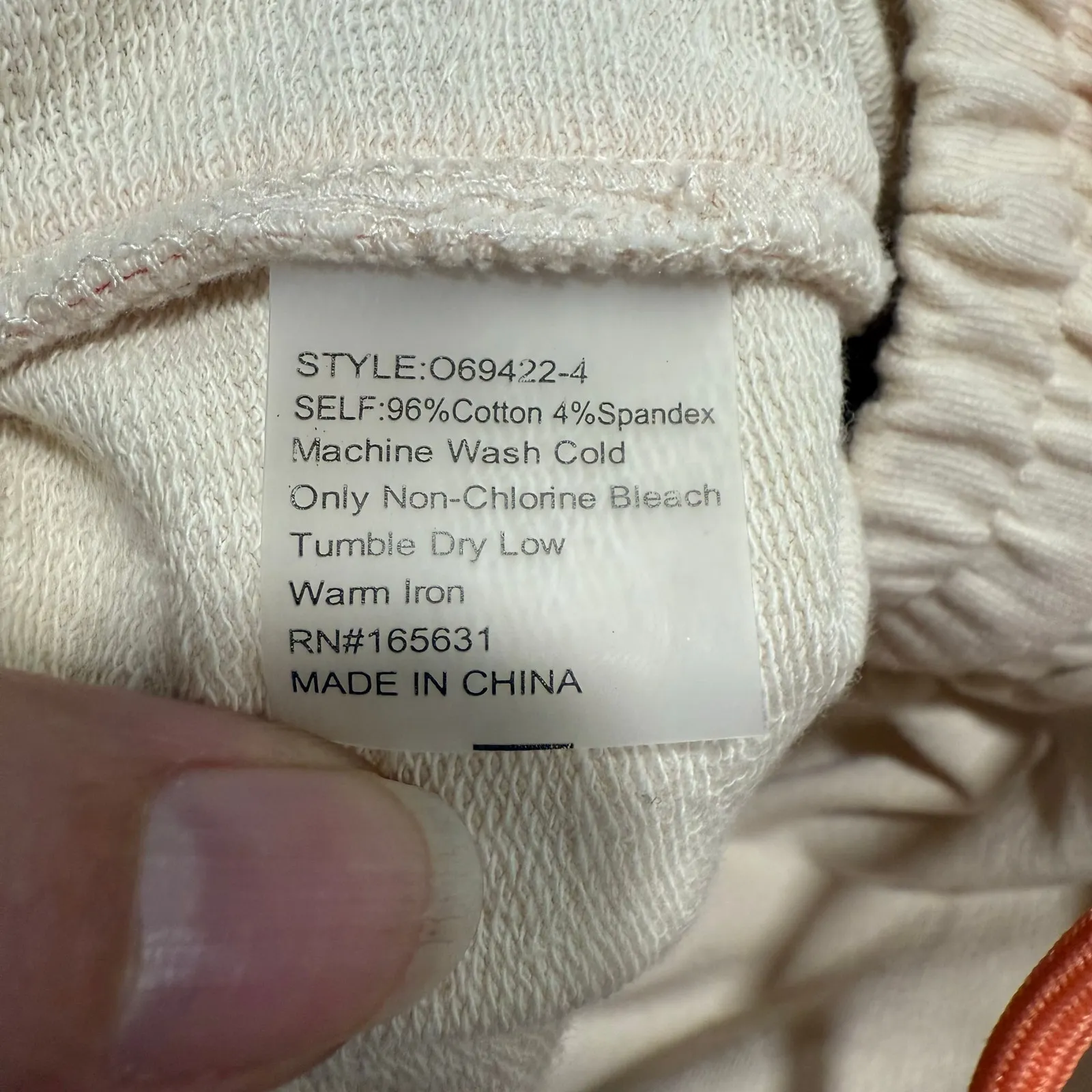 Johnny Was Calme Cream Drawstring Joggers Sz L - Image 6