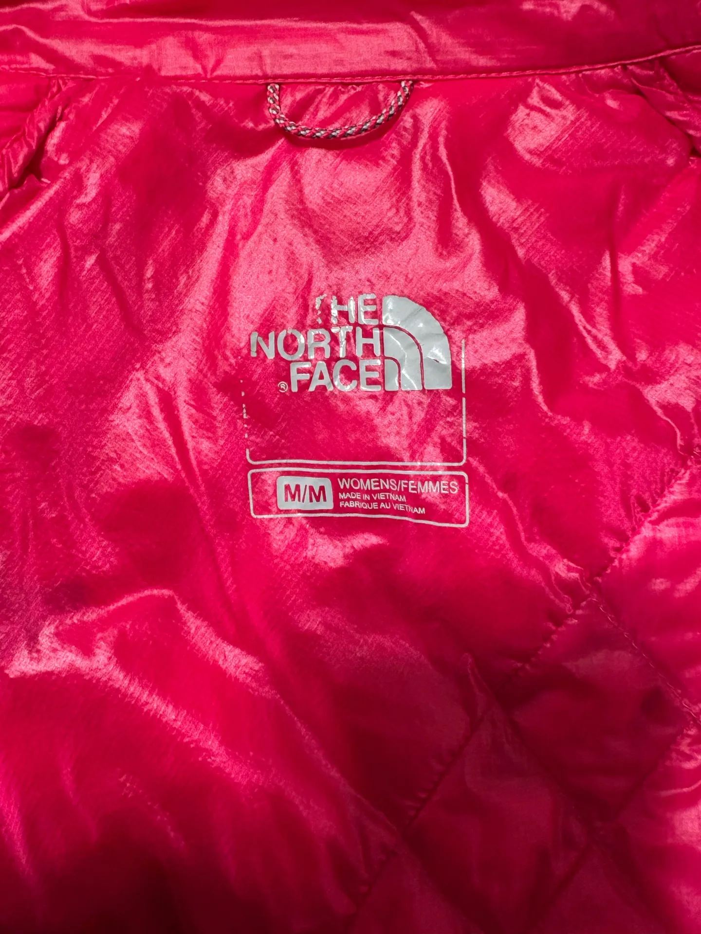 The North Face Fuchsia Quilted Jacket - Image 8