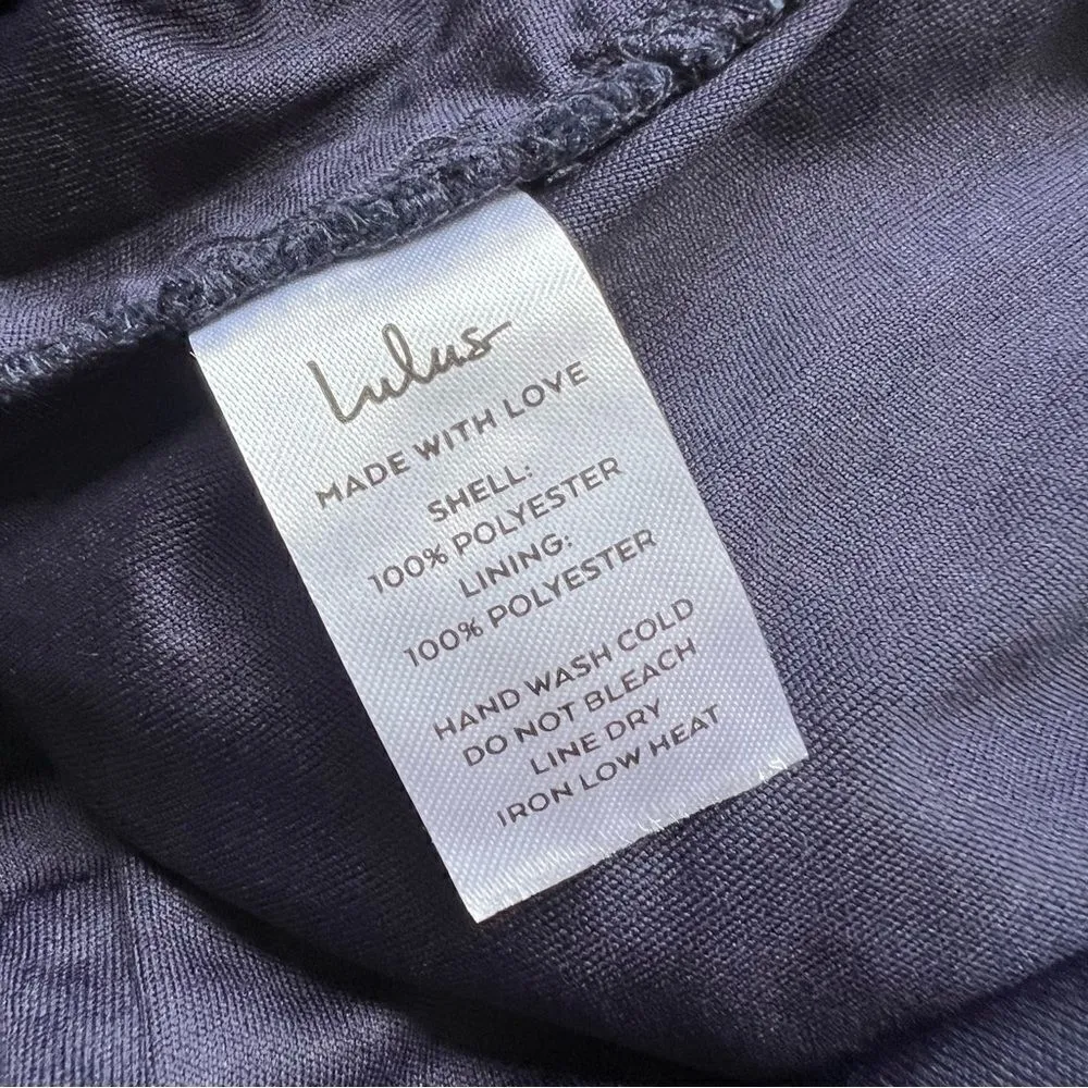 Lulu’s Love Poem NWT Navy Blue Lace Floral Mini Dress Size Medium - Image 13