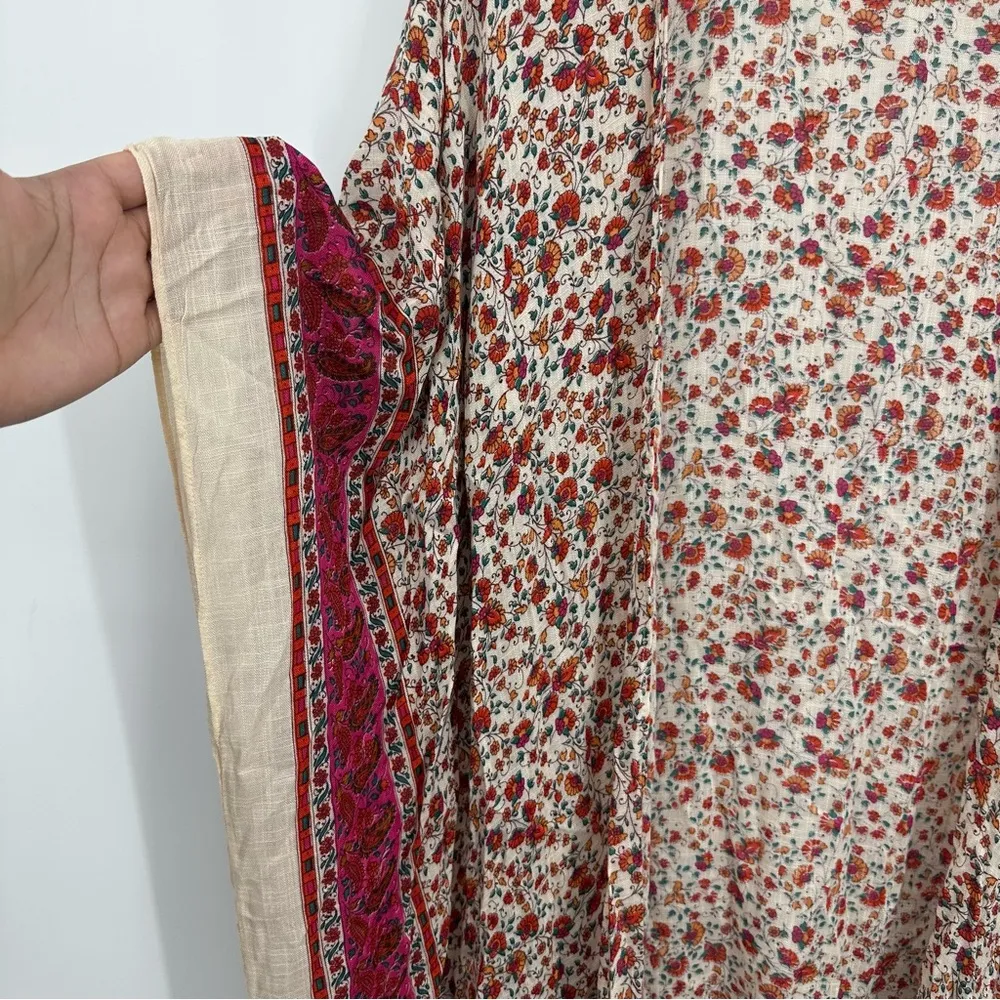 American Eagle Outfitters Boho Floral Kimono OS Fairycore - Image 4