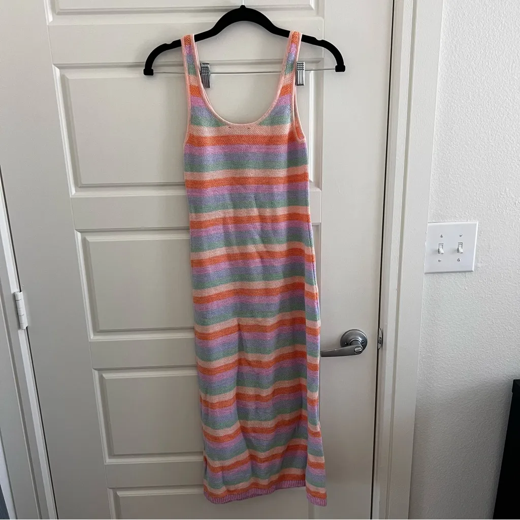 Gap Multicolor Midi Knit Dress - Image 5