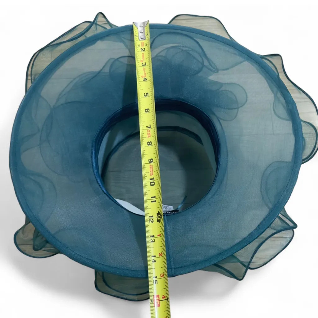 FORBUSITE‎ Elegant Teal Mesh Hat Blue - Image 7