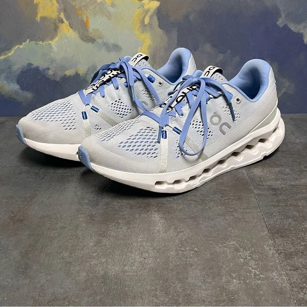 On Cloudsurfer Heather/White Women's Running Shoes Size 8.5 - Image 3