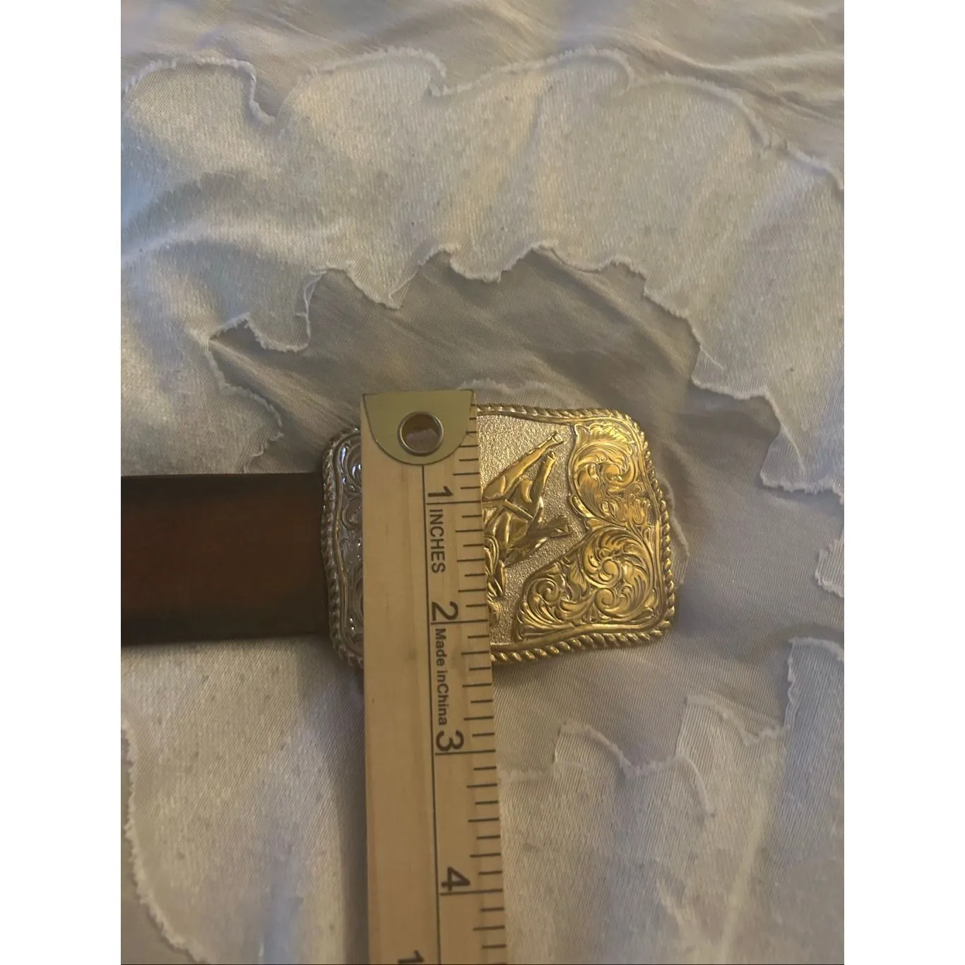 Leegin Leather Western Belt Brown - Image 6