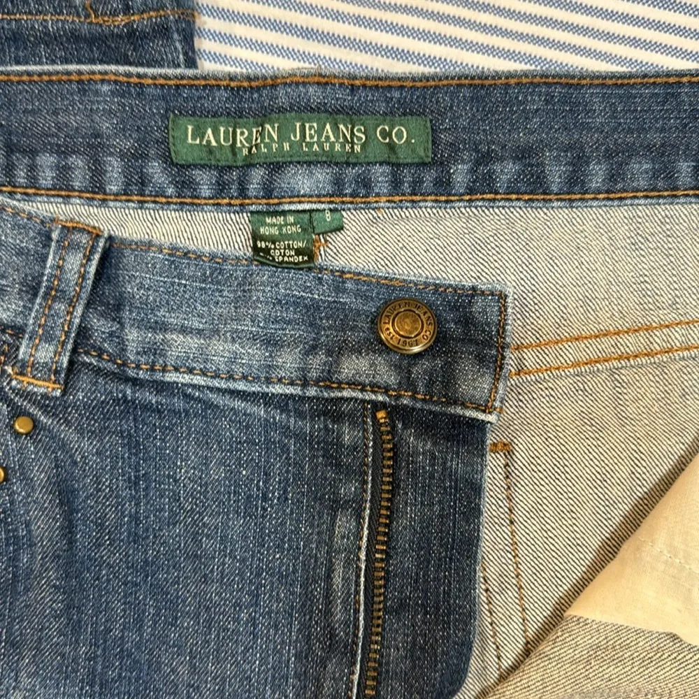 Ralph Lauren Size 8 Women’s Boot Cut Studded Jeans - Image 4