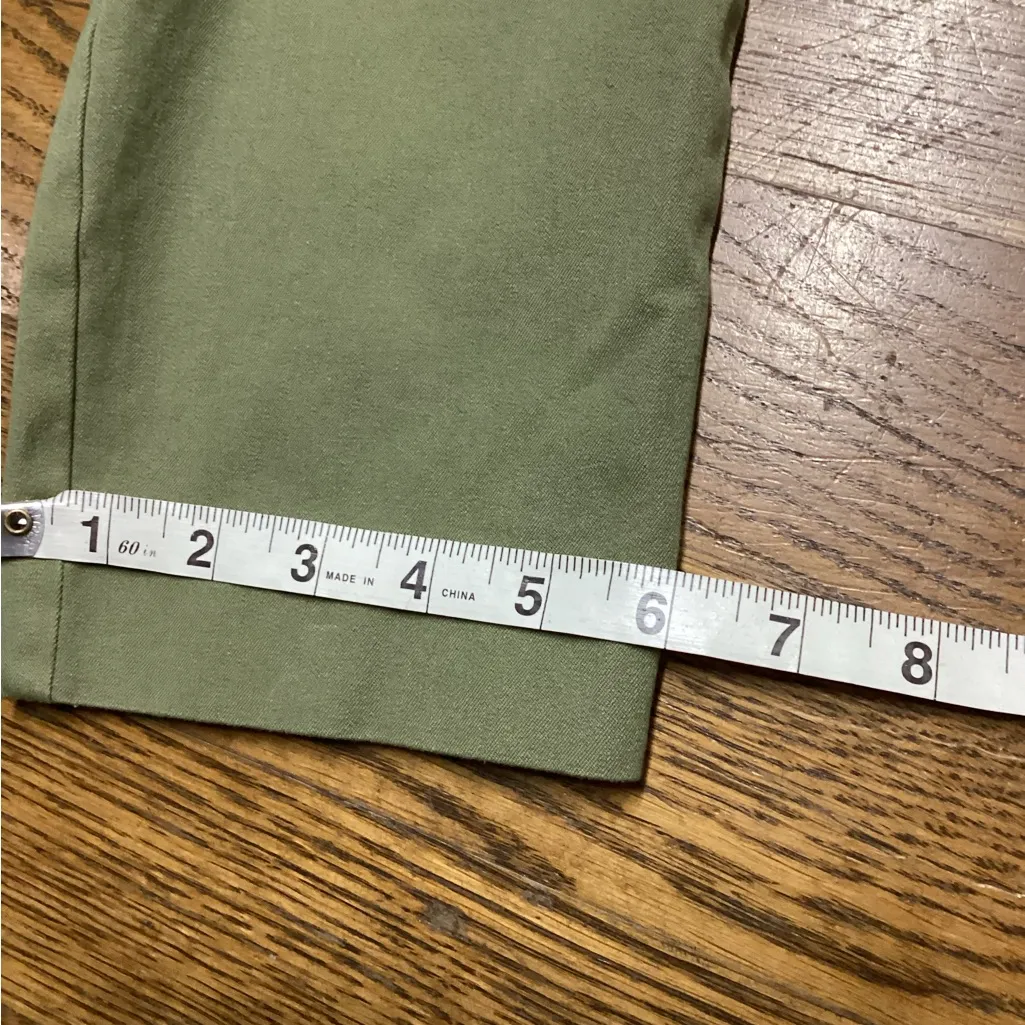A new day flat front pants. Light Olive Green. Size 8 - Image 6