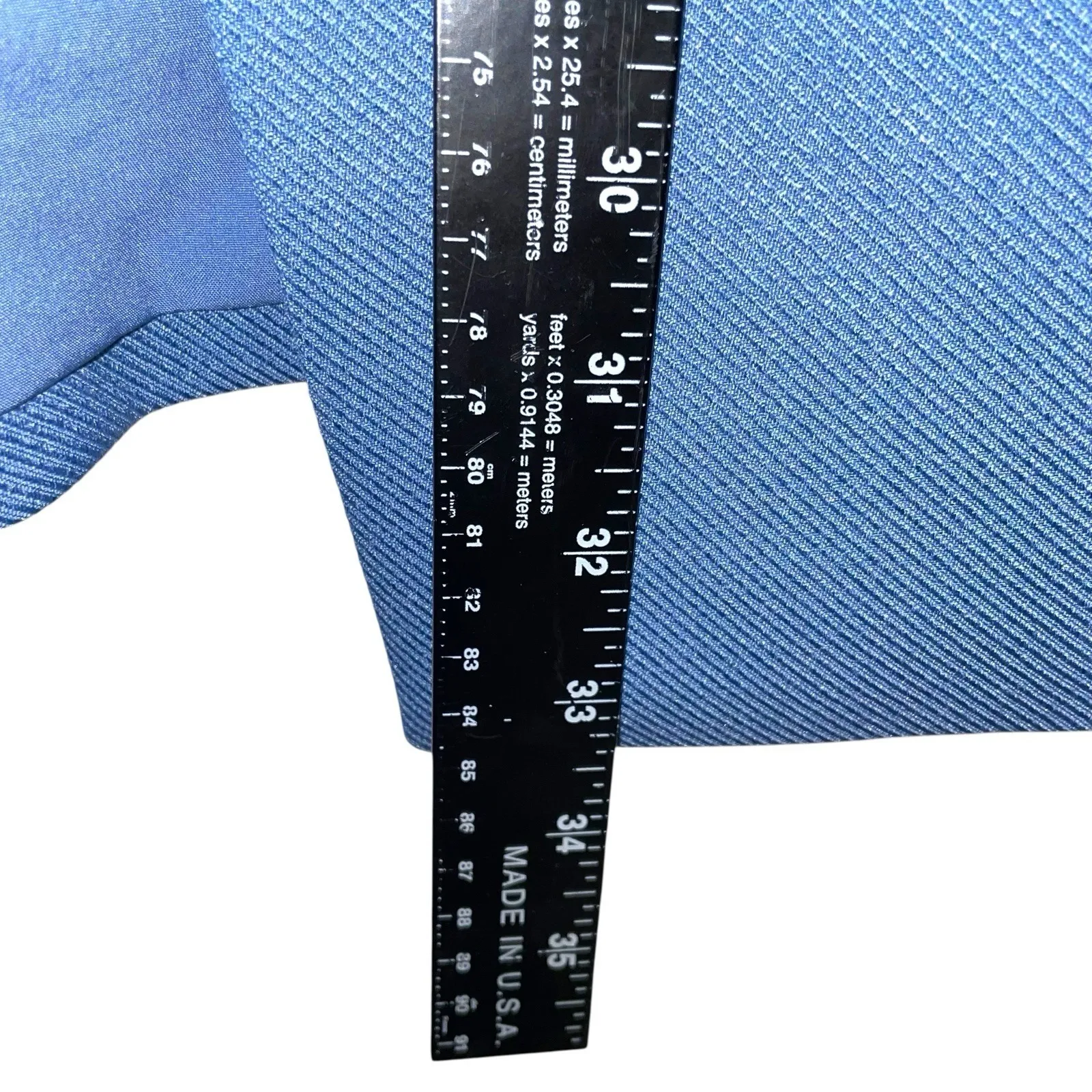 Tahari Arthur S Levine Women's Zip Pockets Jacket Blue‎ 12 - Image 7