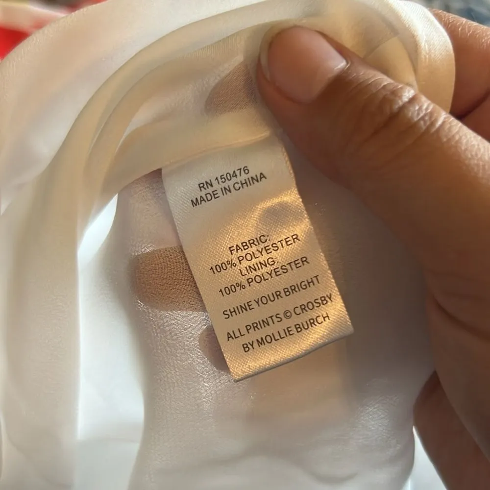 Crosby by Mollie Burch Sz S Millie Dress Tiered Floral Pockets - Image 8