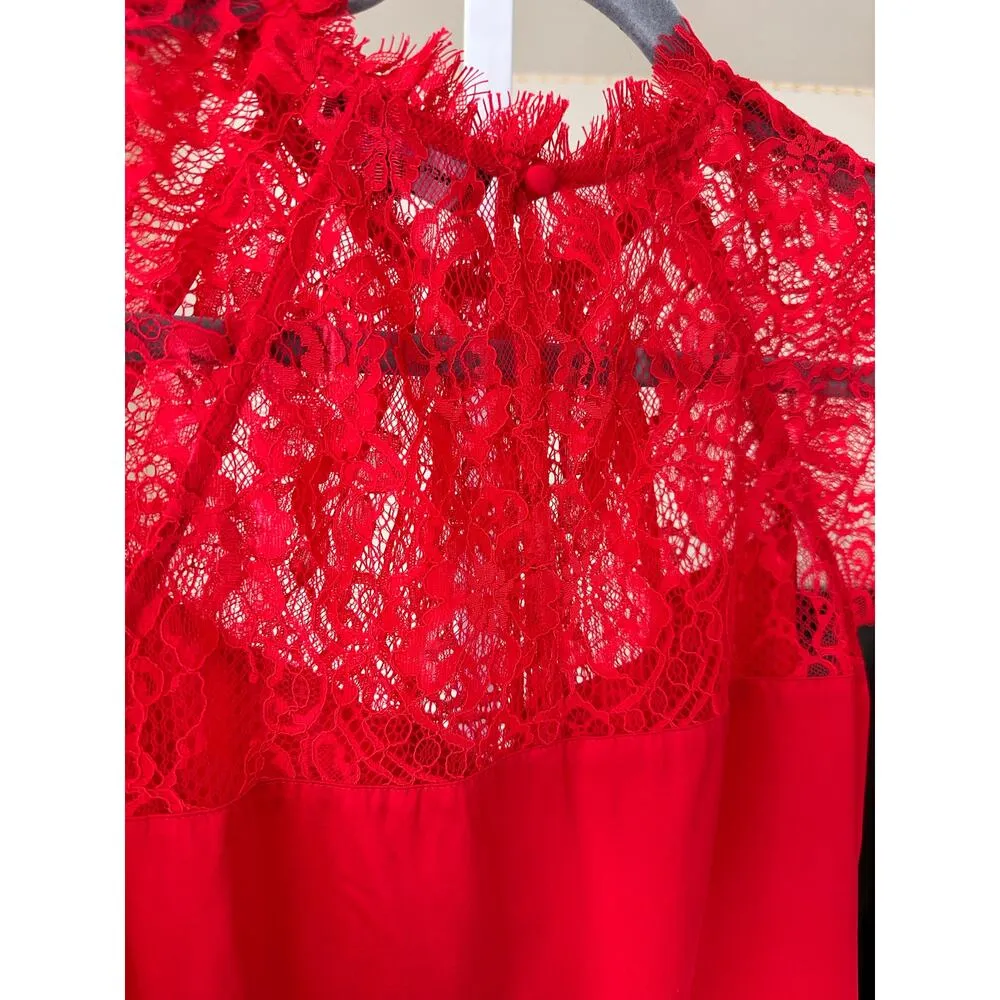 Generation Love Annalise Top Fiery Red size XS - Image 3