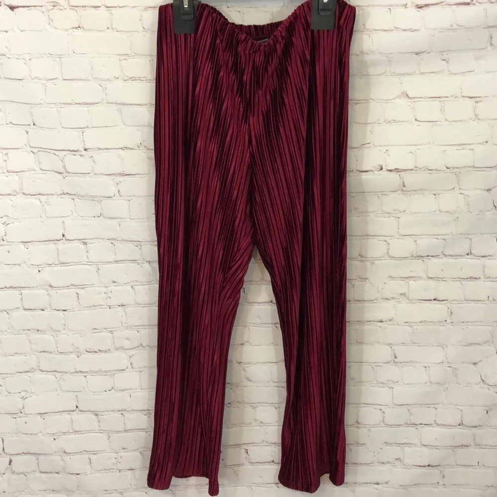 Alfani Pull-On Velvet Wide Leg Pant - Image 7