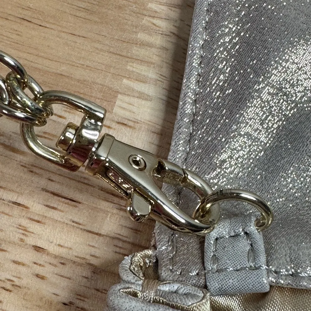 Stuart Weitzman Gold Studded Clutch Wristlet - Image 16