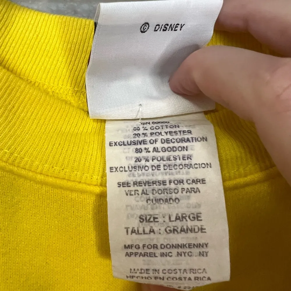 Vintage 90s Mickey Disney Embroidered Sweatshirt - Image 6