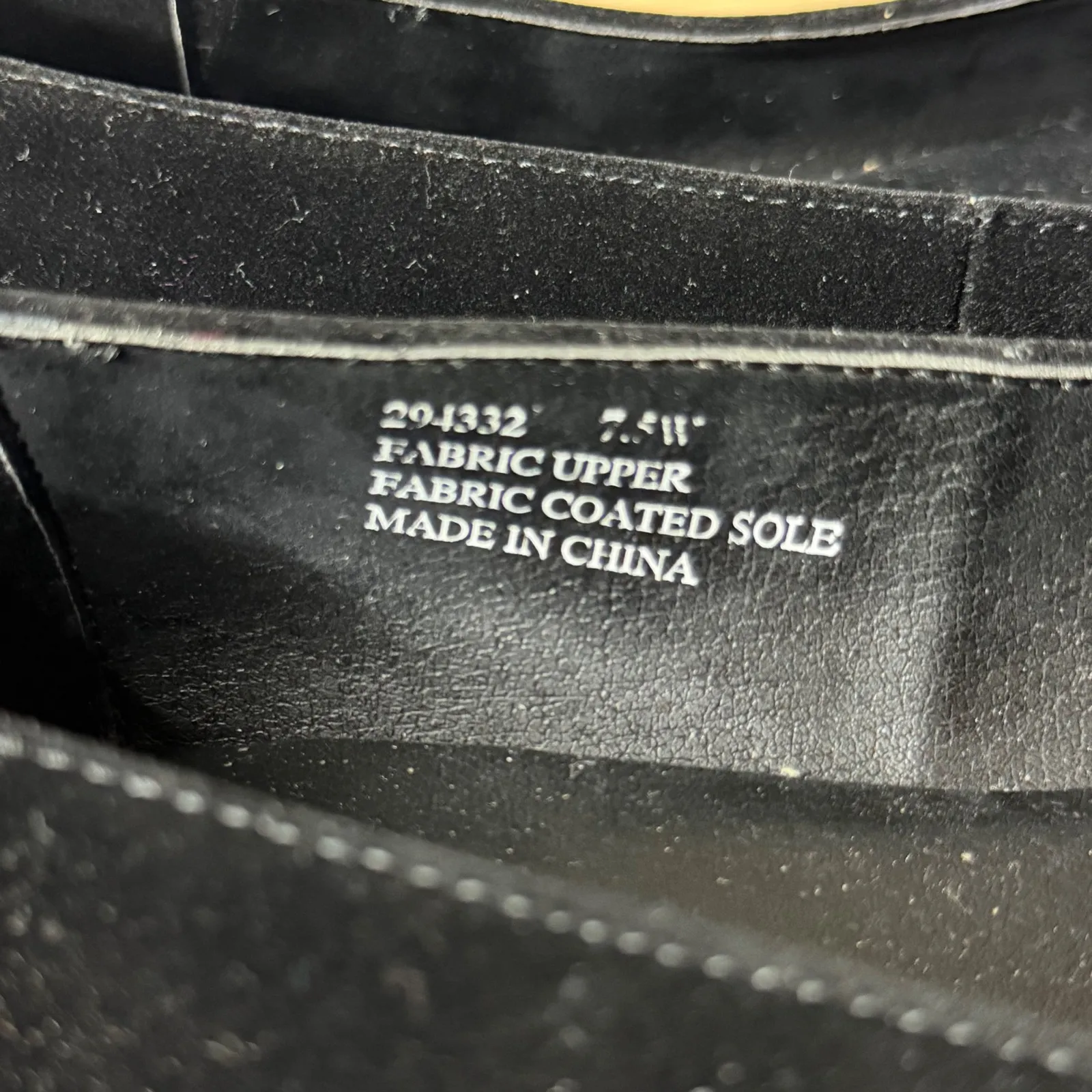 Hot in Hollywood Black Loafers Fleur De Lis Embroidery Smoking Flats Preppy 7.5W Size 7.5 - Image 9