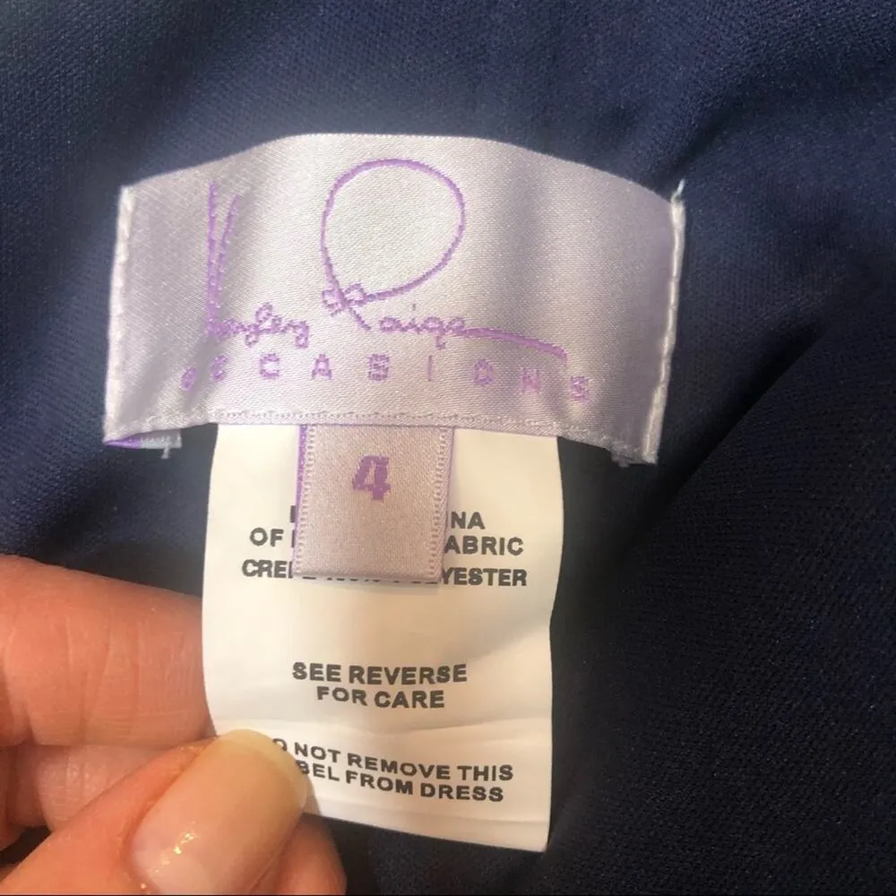 Hailey Paige 5900 bridemade halter maxi dress Size 4 Blue - Image 6