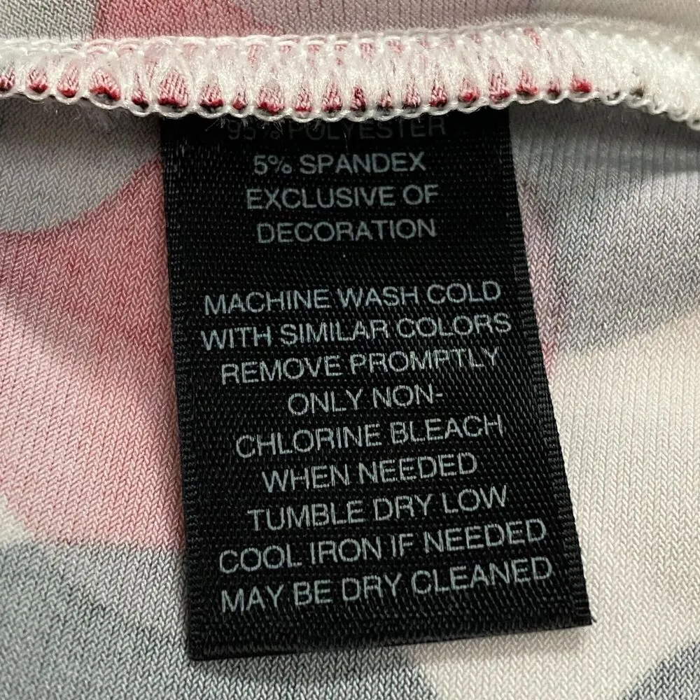 White House Black Market Women's Black Red Polka Dot Ruched Cami Tank Sz S Y2K - Image 8