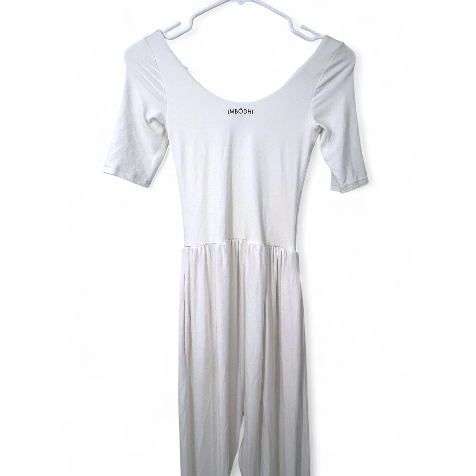 IMBŌDHI | XS | Sleeved Bōdhi Jumper One Piece jumpsuit in White Harem Pant - Image 6