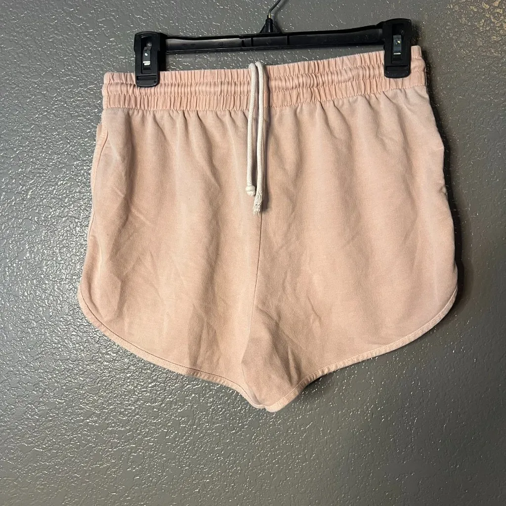 Gratitude Active Pink Drawstring Lounge Shorts - Size Small - Image 3