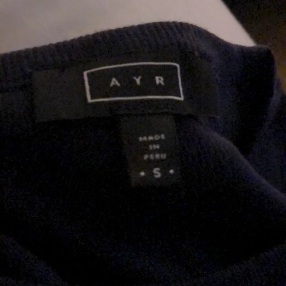 NWOT AYR The Moderne Ribbed Short Sleeve Midi Shirt Dress Navy Blue Stretchy SzS - Image 7