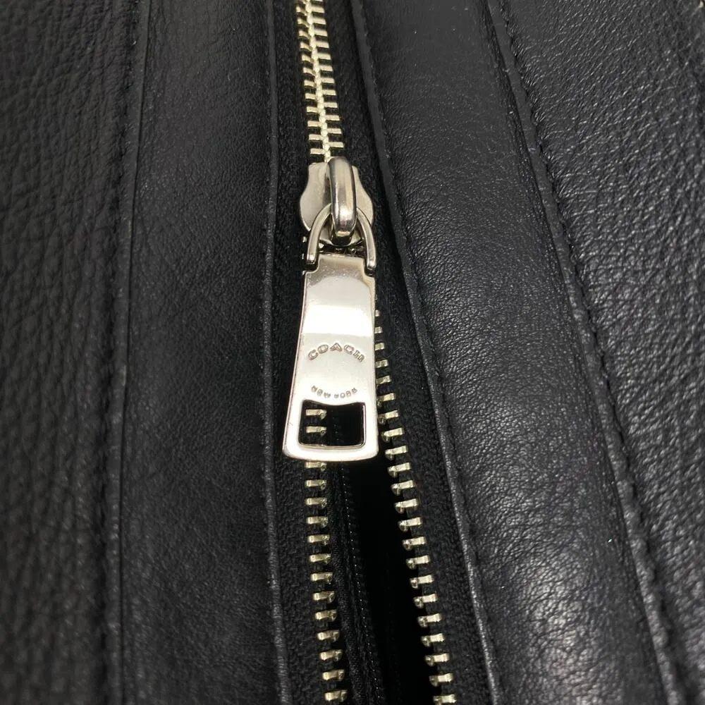 Coach Taylor Black Leather Bette Mini Tote Cross Body Handbag F32944 - Image 11