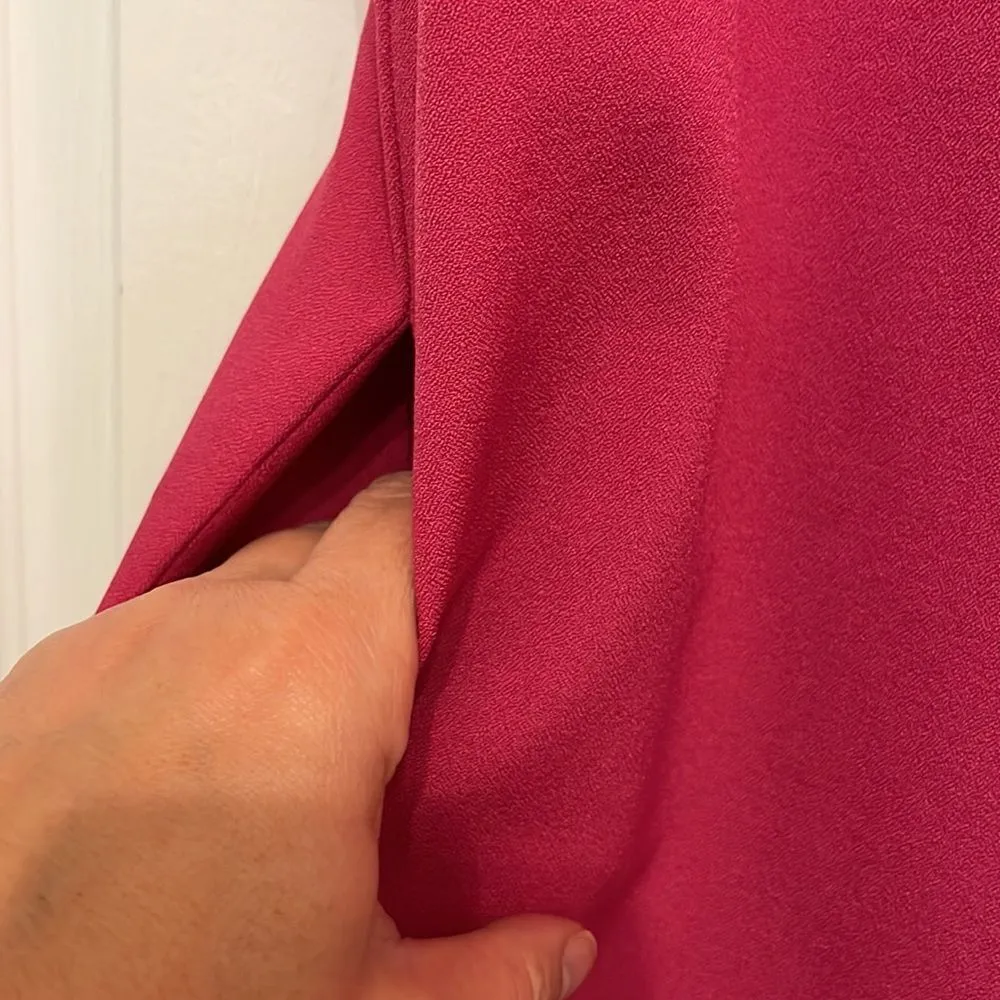 Blaque Label Raspberry colored Shift dress with pockets - Image 6