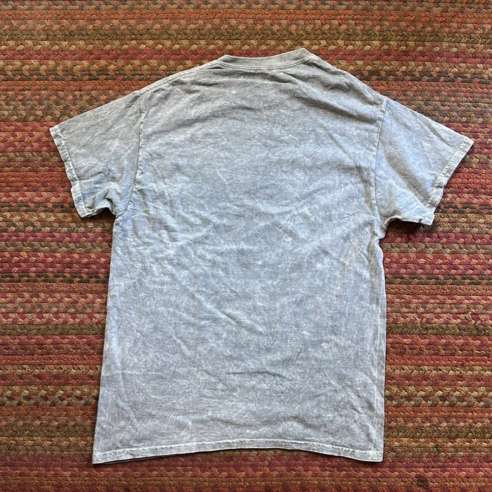 PLAYBOY BUNNY GREY STONE WASH LOGO GRAPHIC TEE - Image 3