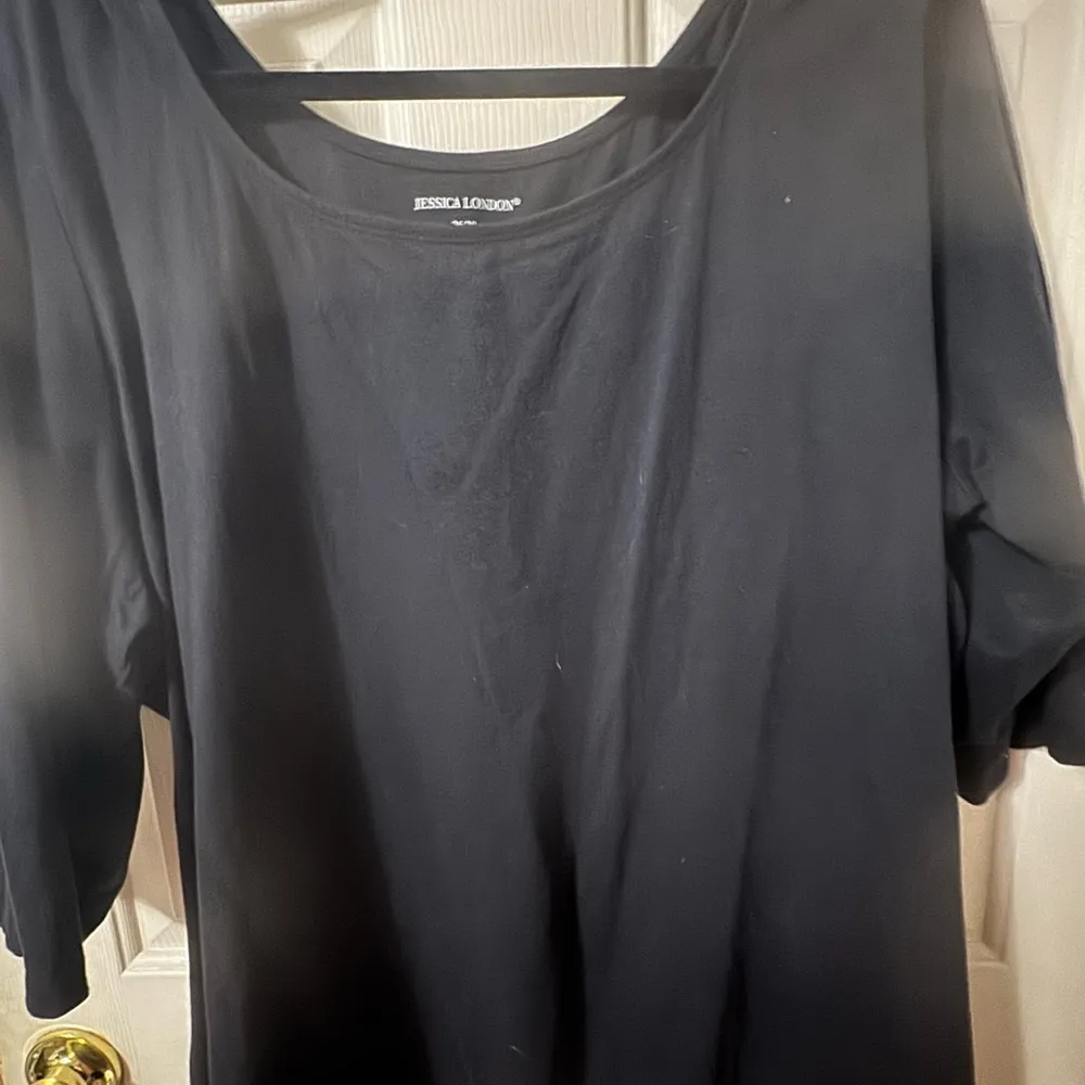 Jessica London Classic Black long sleeved blouse. Excellent condition - Image 2