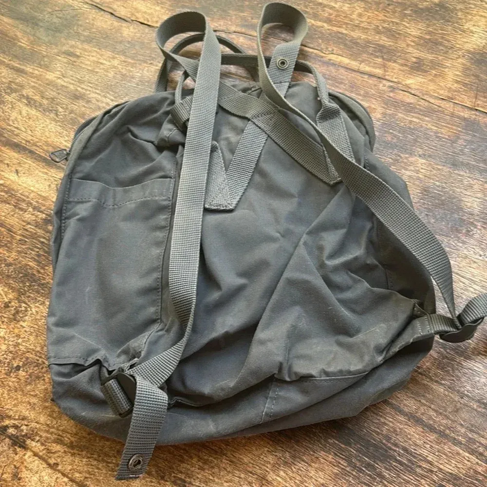 Fjallraven Kanken Backpack grey full size Gray - Image 3