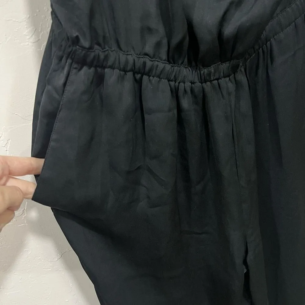 J Crew Convertible Strap Black Jumpsuit Black - Image 7