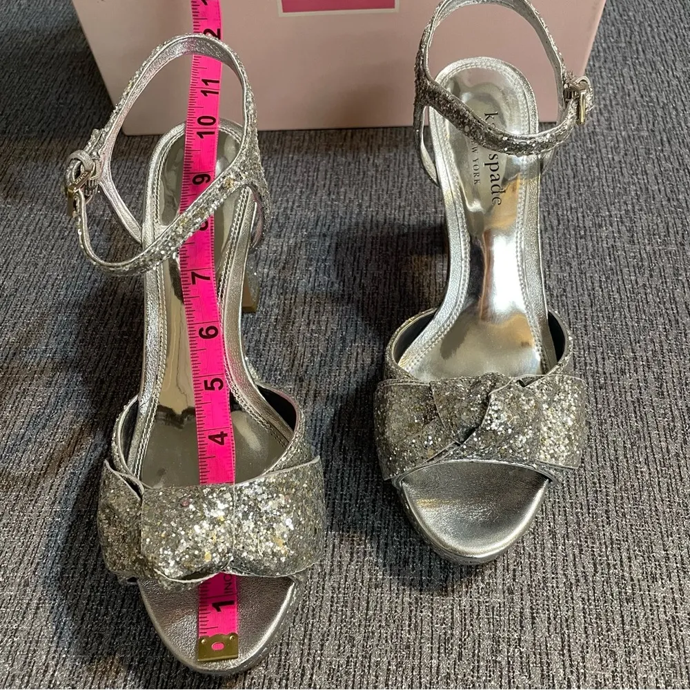Kate Spade Miya Glitter Ankle Strap Sandals - Image 11