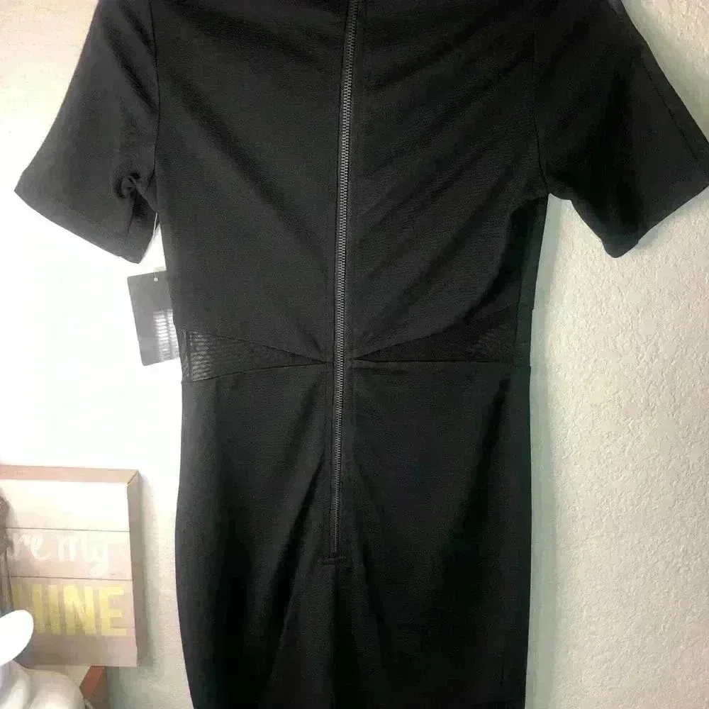 Luca Couture black mini dress S NWT - Image 6