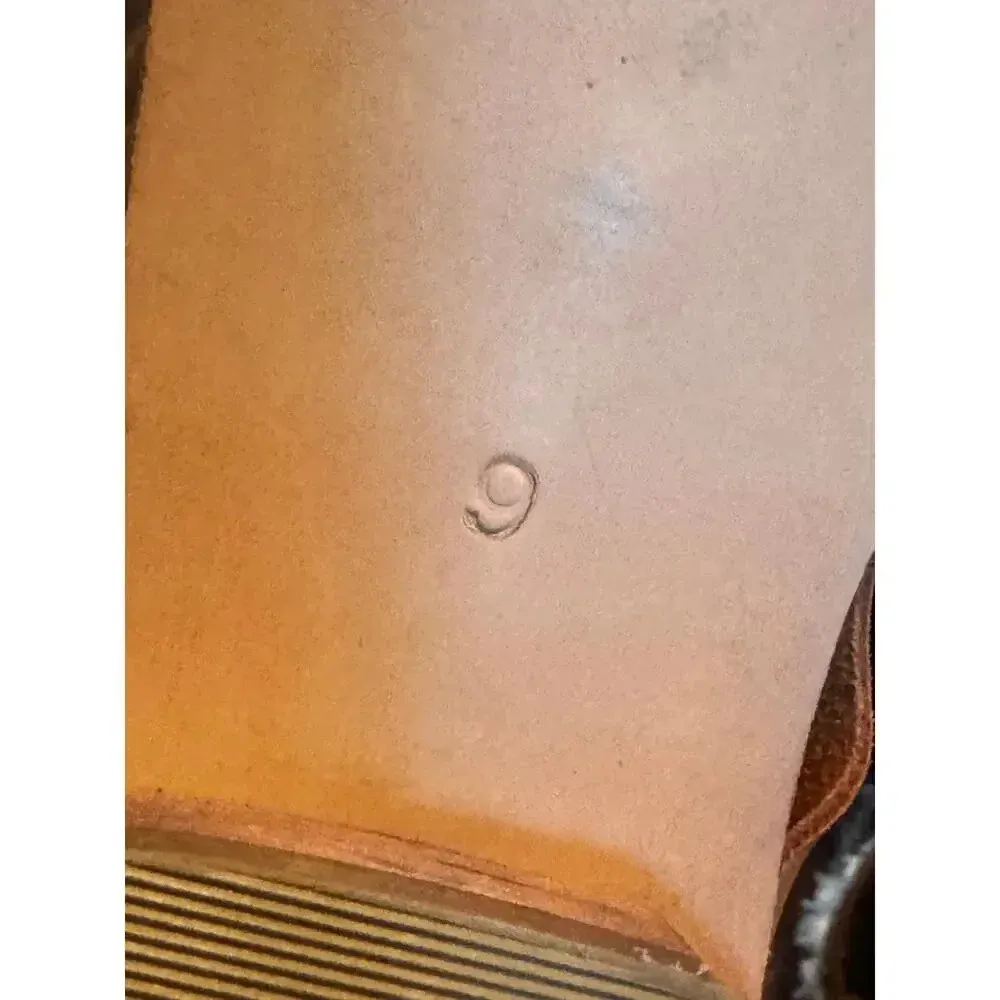 ROAN BY BED STU Betty Leather Sandals 9 Tan - Image 7