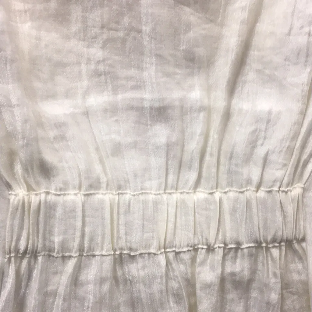 Size 8 Ruby Rd light cream shiny fabric - Image 4