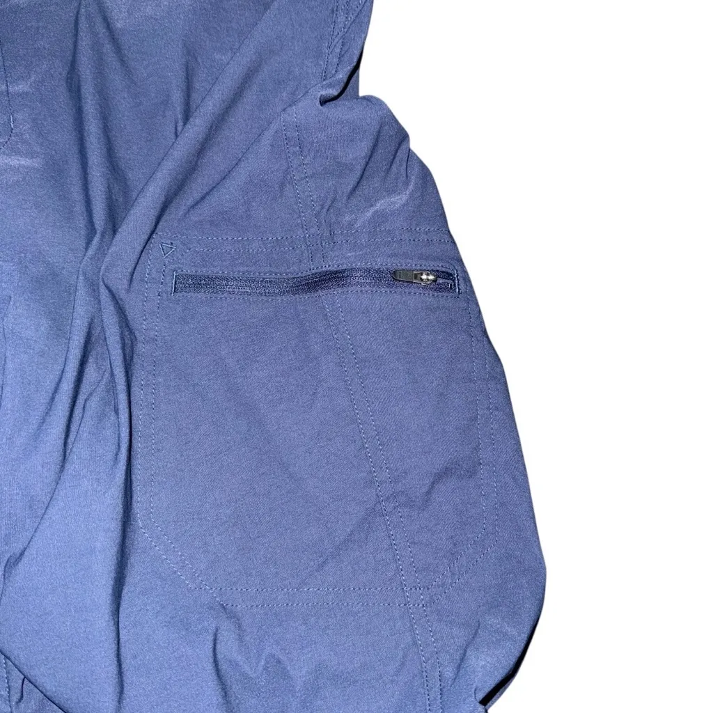 Eddie Bauer Rainier Active Tech Capris Womens 12 Navy Waterproof Stretch Outdoor - Image 7