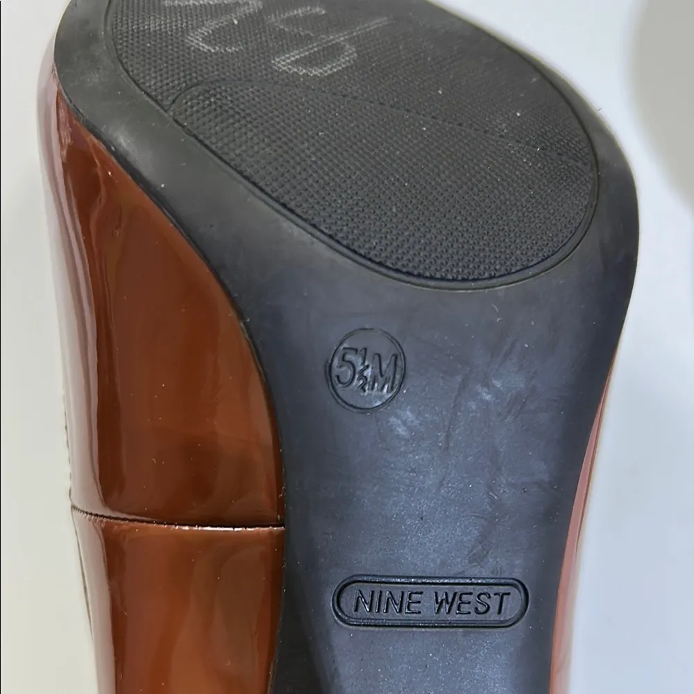 Nine West Brown Heels Sleek Pointed-Toe Design - Image 7