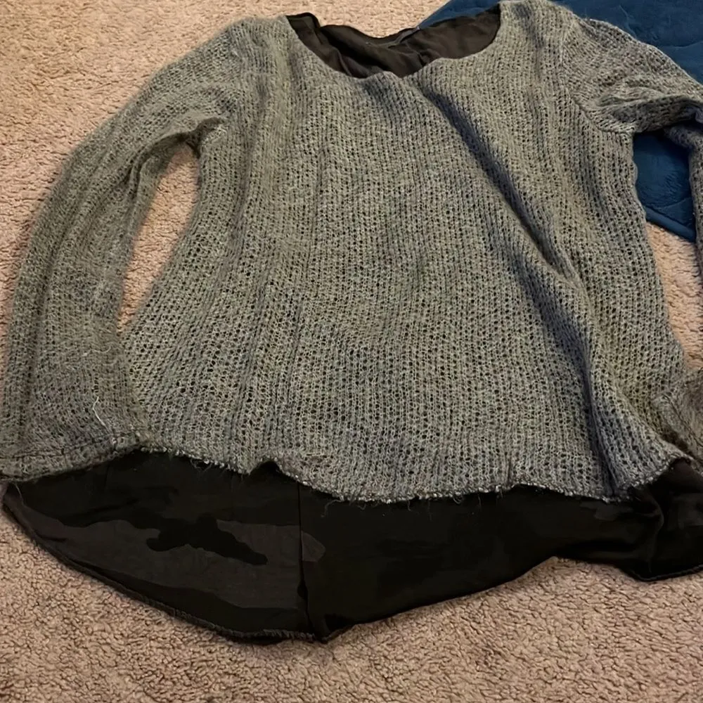 Angela Mara light sweater M Gray Size M - Image 4
