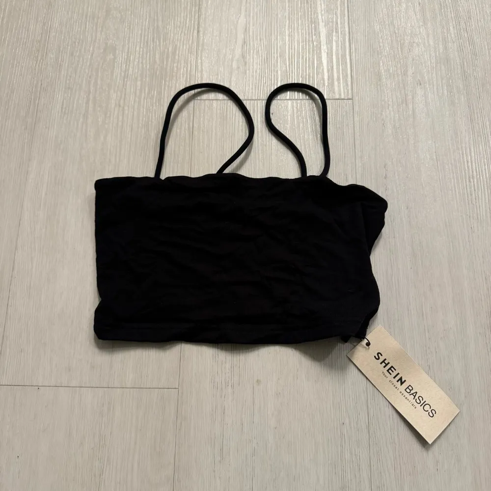 NWT Black Square-Neck Top - Image 2
