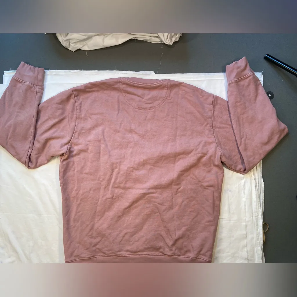 Outdoor Voices  pullover sweatshirt,‎ crew neck, soft pink, size Medium - Image 4