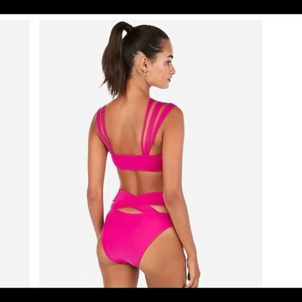 ✨Express Black Criss Cross Wrap Bikini Bottoms✨ - Image 5