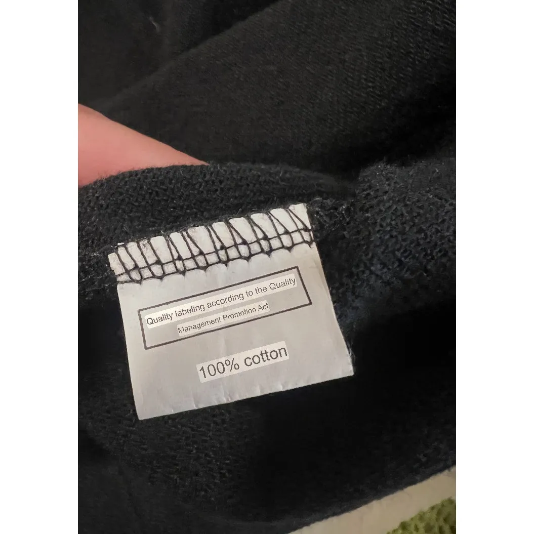 Women’s Cotton Whitchy Goth Grunge Puff Sleeve Shift Dress Medium Black Cotton - Image 7