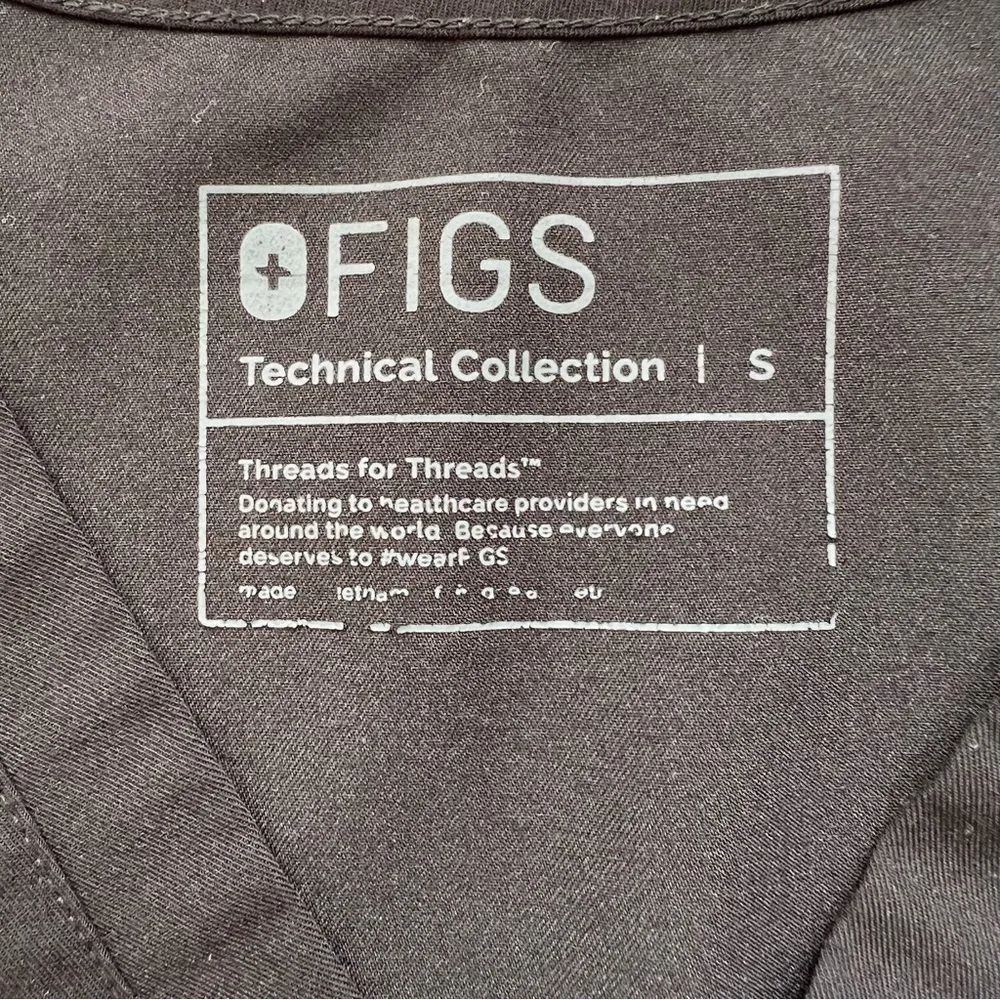 Figs Catarina One-Pocket Scrub Top Black Size Small FW1000 - Image 11