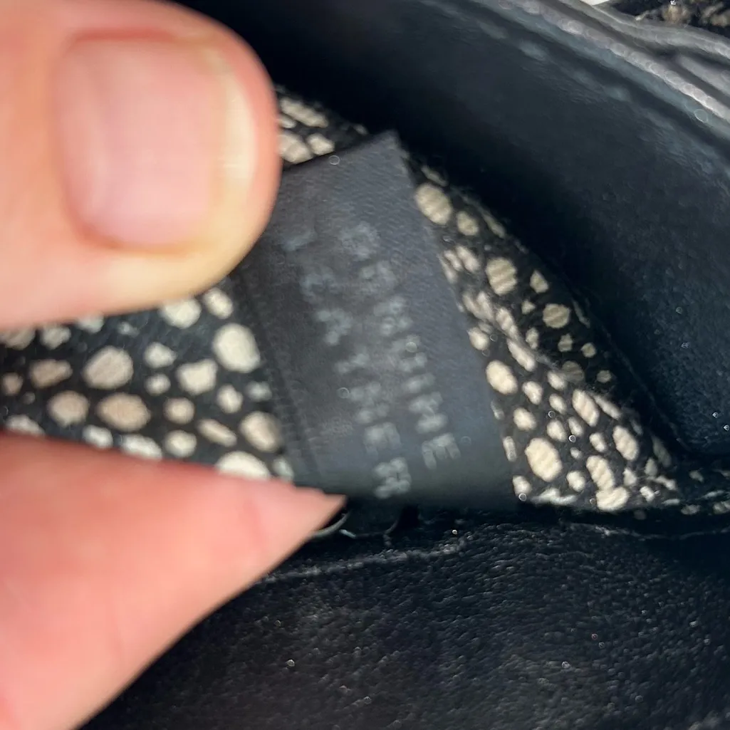 Loeffler Randall Black Leather 'Lock' Fringe Bag with Chain Strap - Image 11