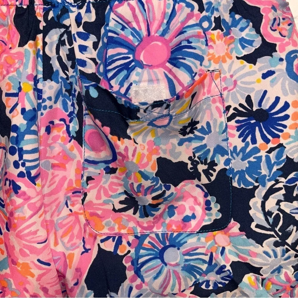NWT Lilly Pulitzer Luxletic Ocean Trail Shorts In Turtle Amazement - Image 9