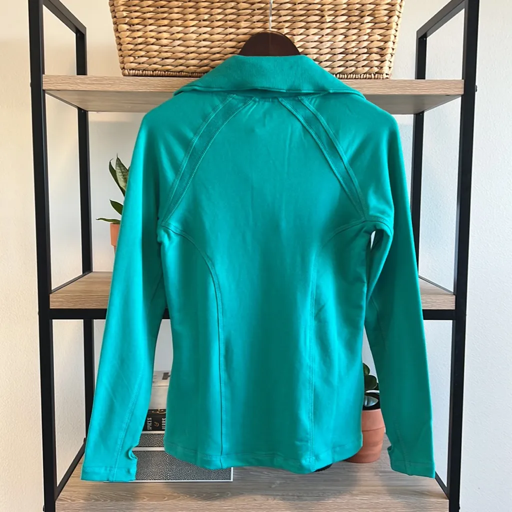 NWT Ryka Snap Pullover French Terry Sweatshirt w/Pockets & Thumbholes, Small - Image 9