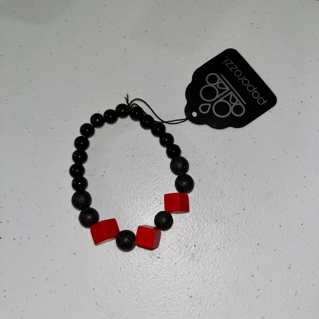 💜 NWT Bundle of 2 Paparazzi Beaded Elastic Bracelets - Image 4